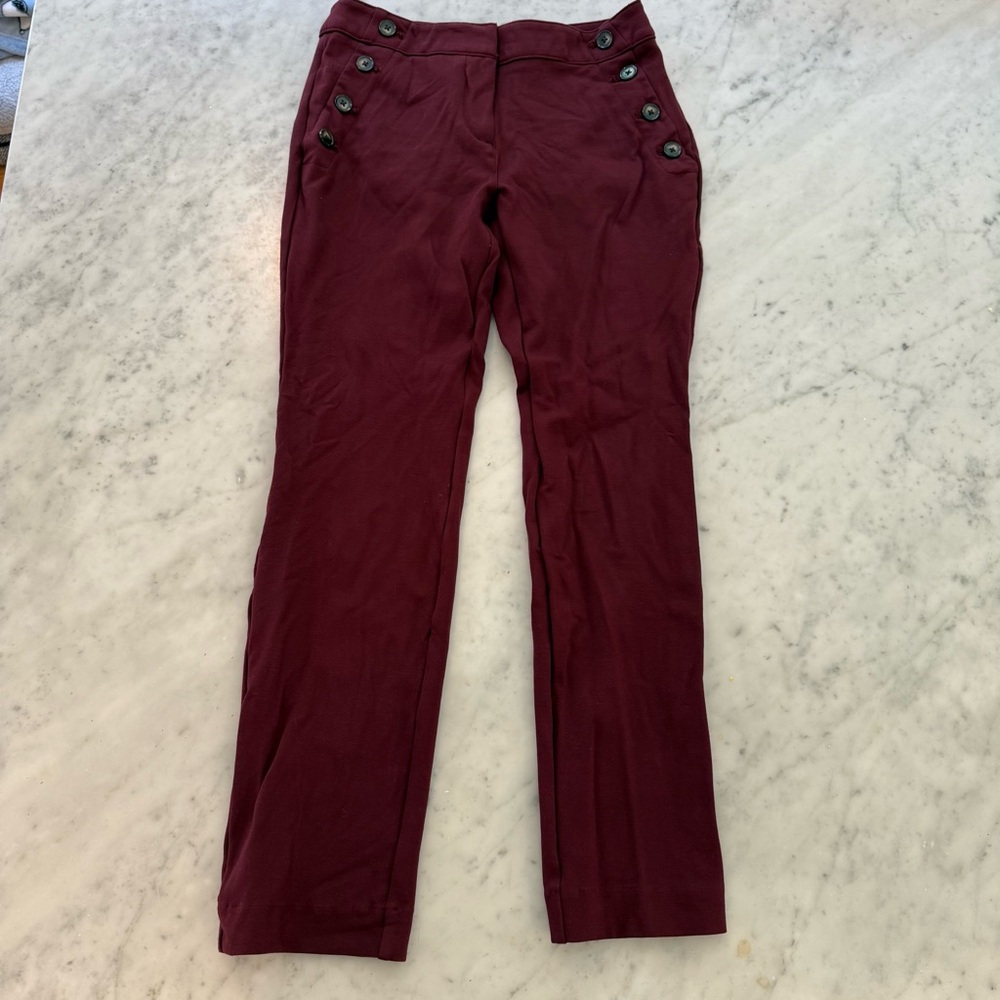 Ann Taylor Factory Button Work Pants
